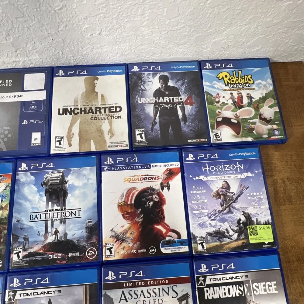 PS4 Lot Of 23 Games Resident Evil, Uncharted, Call Of Duty, Horizon, Dying Light
